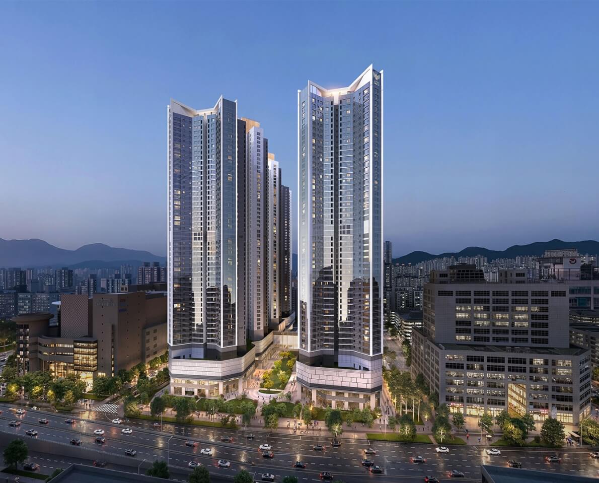 부천 상동역 롯데캐슬, 1,859세대의 초대형 랜드마크 아파트 7월 분양 예정